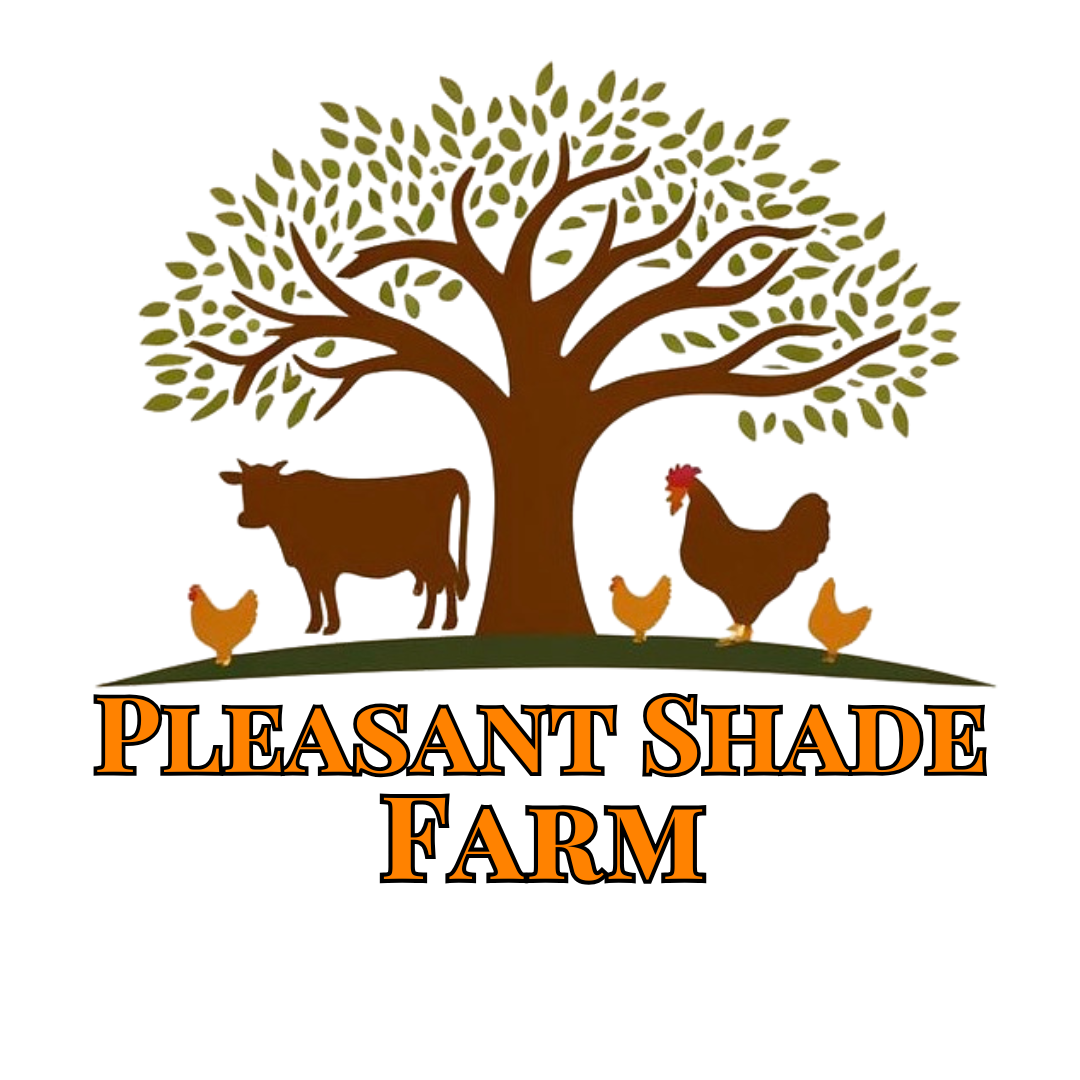 Logo for Pleasant Shade Farm - Pastured Meat and Eggs