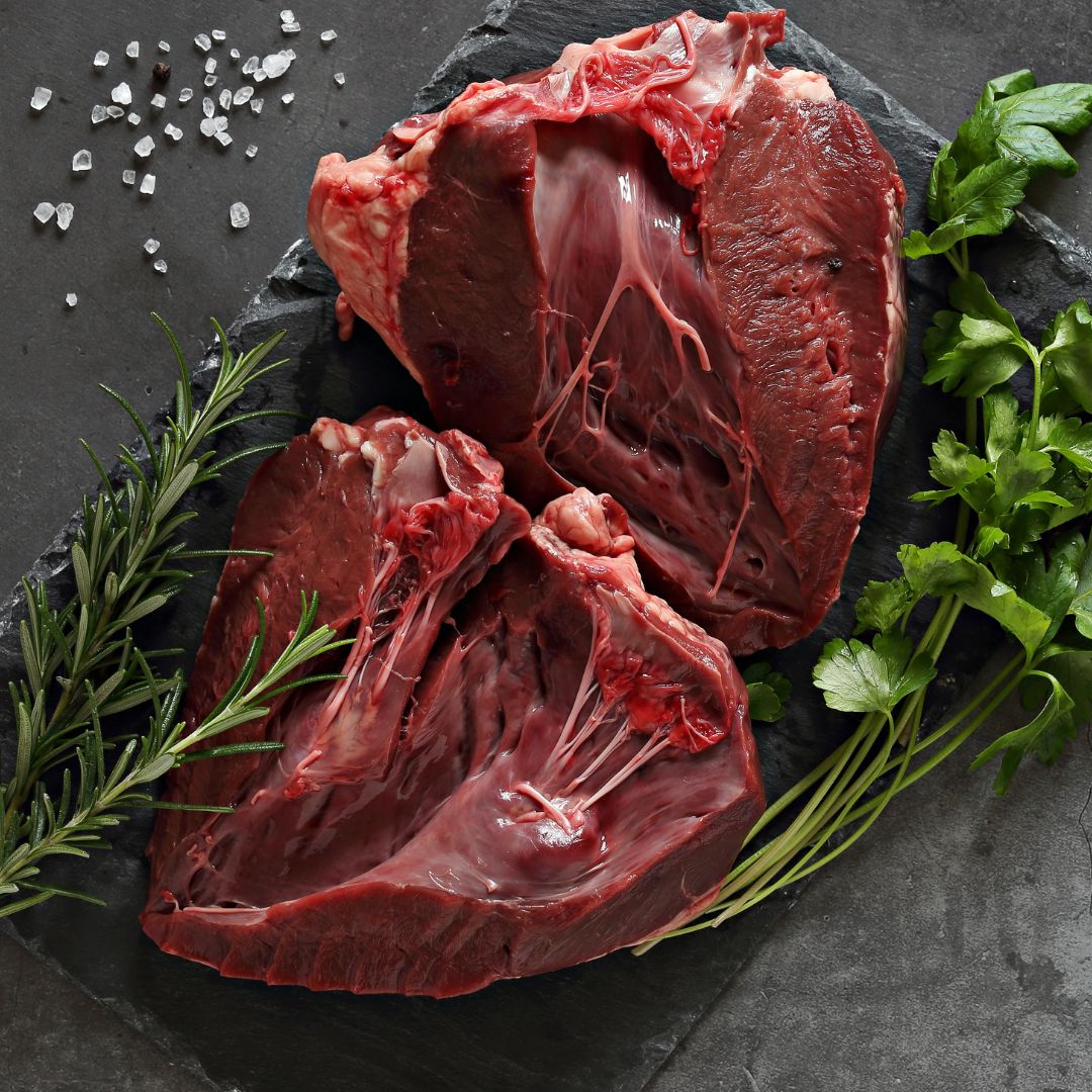 Beef heart from Pleasant Shade Farm – grass fed, grain finished, pasture raised