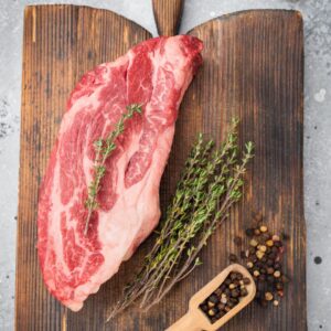 Beef Chuckeye steak from Pleasant Shade Farm